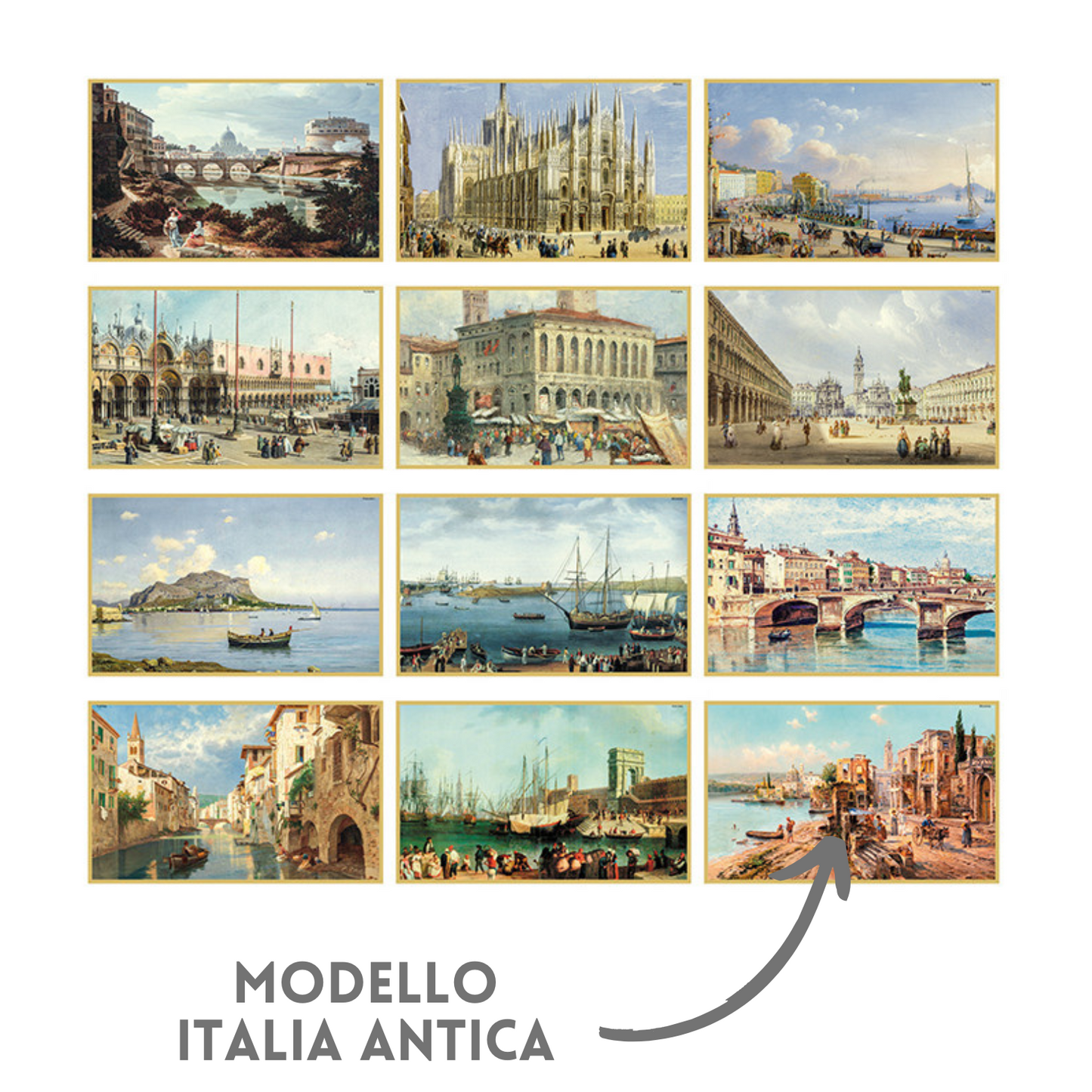 Calendario illustrato 2026 Italia Antica | Cod. PA014