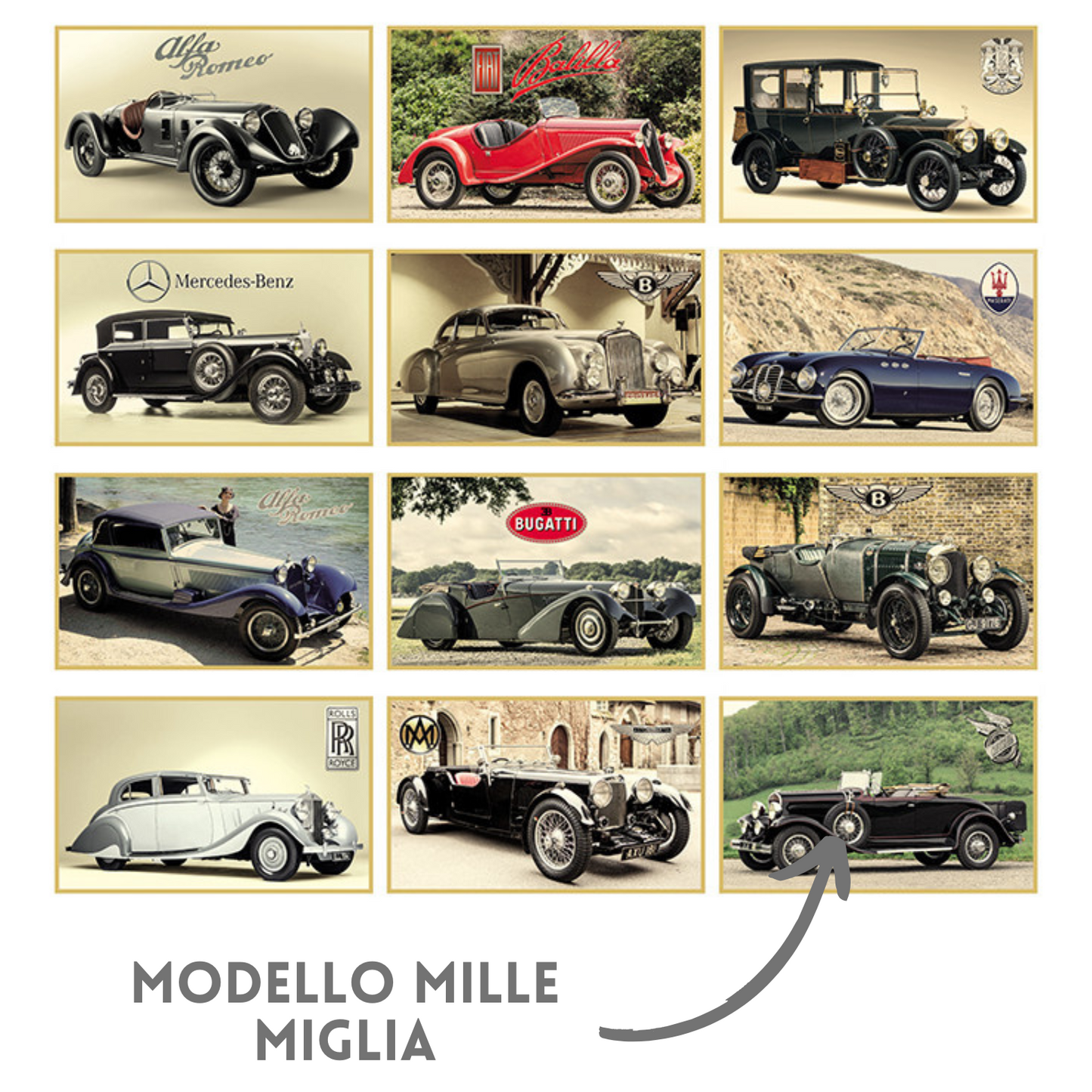 Calendario illustrato 2026 Mille Miglia | Cod. PA023