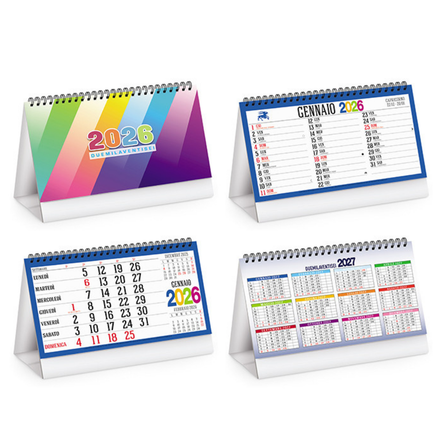 Calendario da banco 2026 personalizzato | Cod. PA725