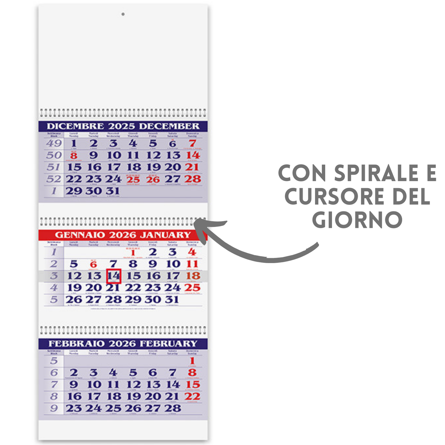 Calendario olandese 2026 personalizzato | Cod. PA510
