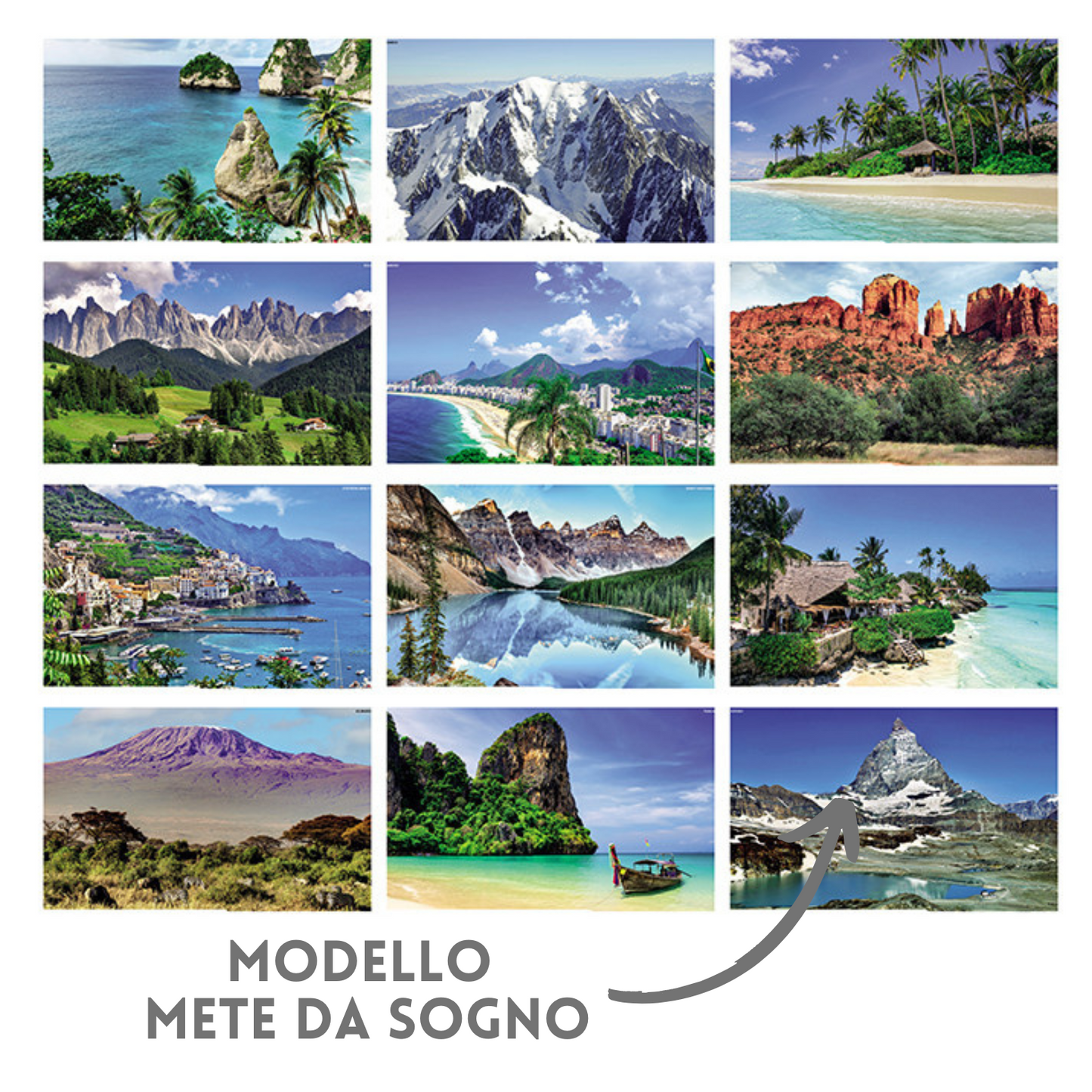 Calendario illustrato 2026 Mete da sogno | Cod. PA117