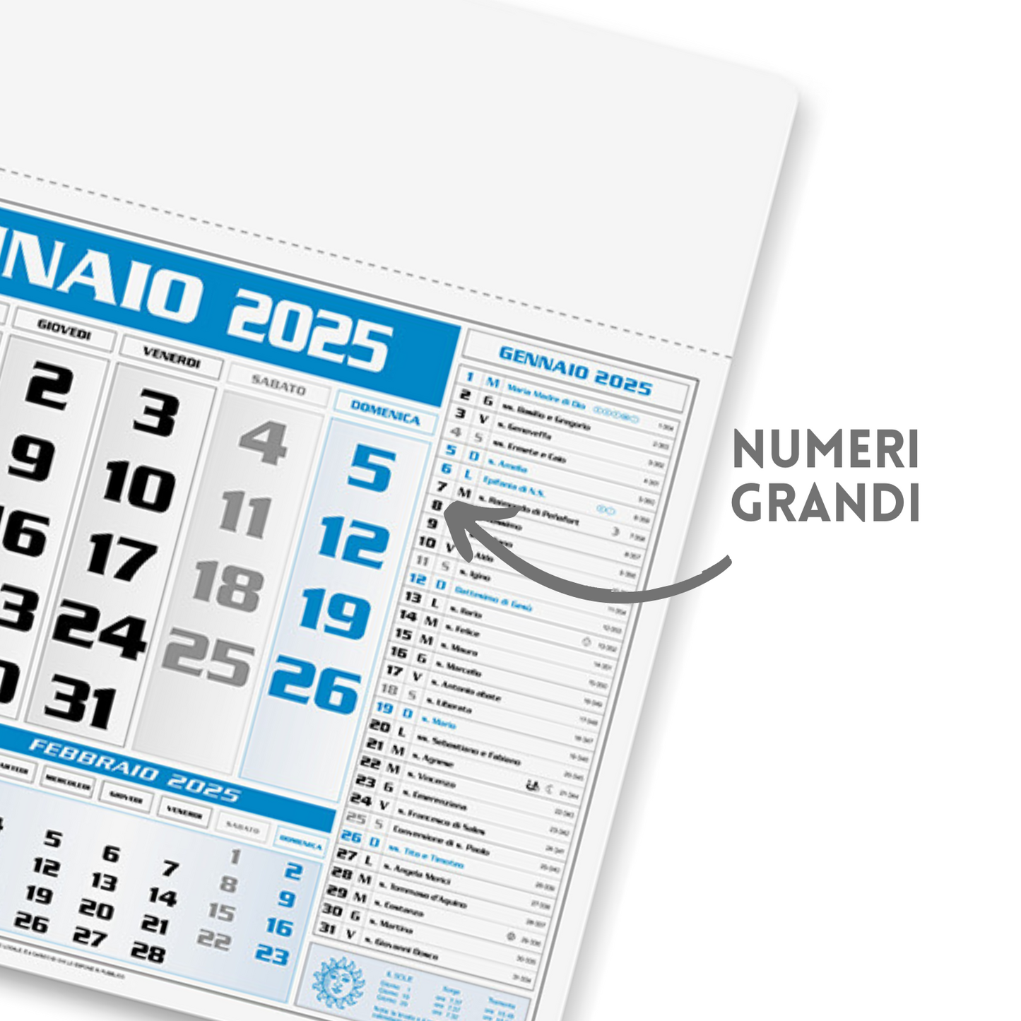 Calendari personalizzati 2025 olandesi PA560