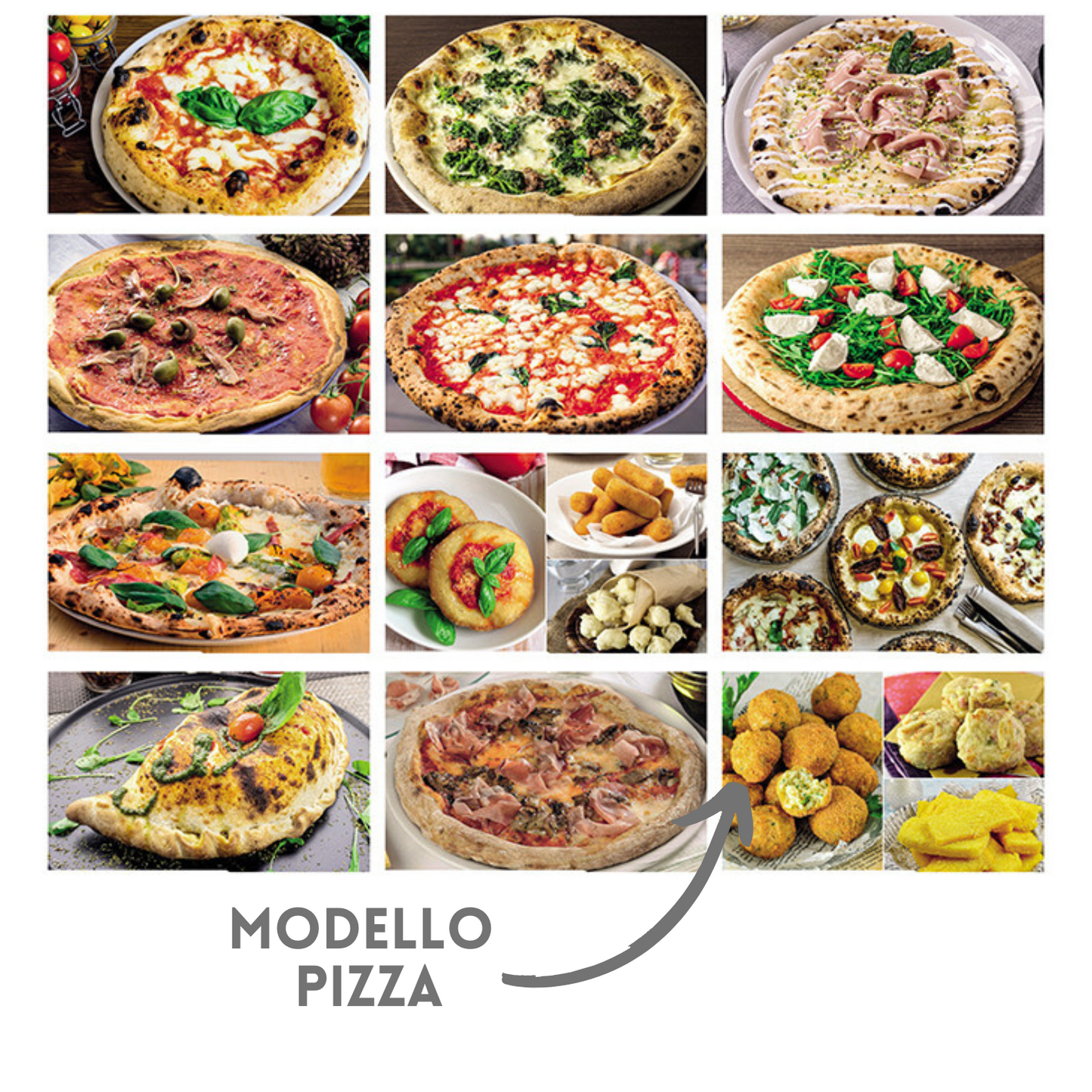 Calendario illustrato 2026 Pizza | Cod. PA136