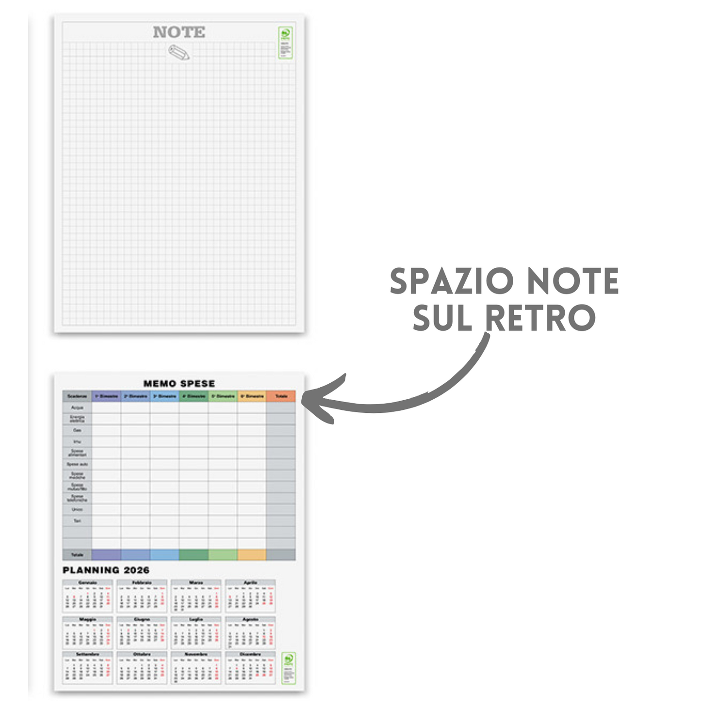 Calendario olandese 2026 personalizzato | Cod. PA420