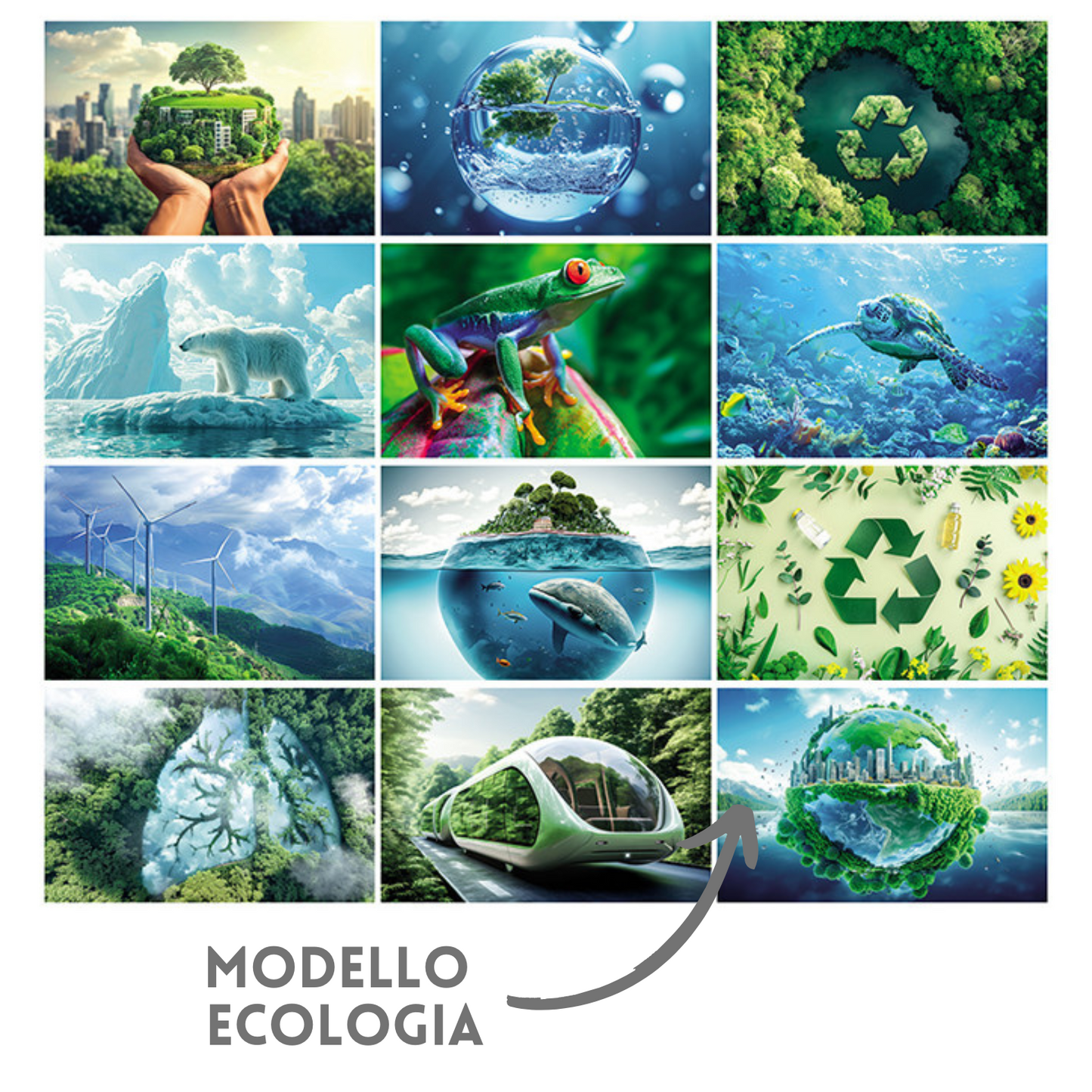 Calendario illustrato 2026 Ecologia | Cod. PA091