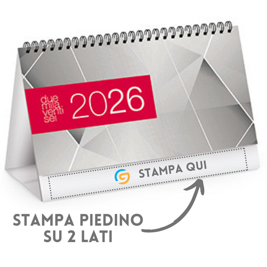 Calendario da banco 2026 personalizzato | Cod. PA720