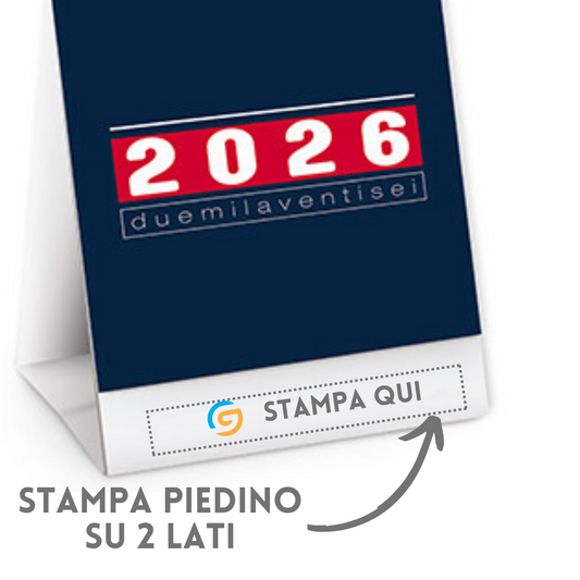 Calendario da banco 2026 personalizzato | Cod. PA745