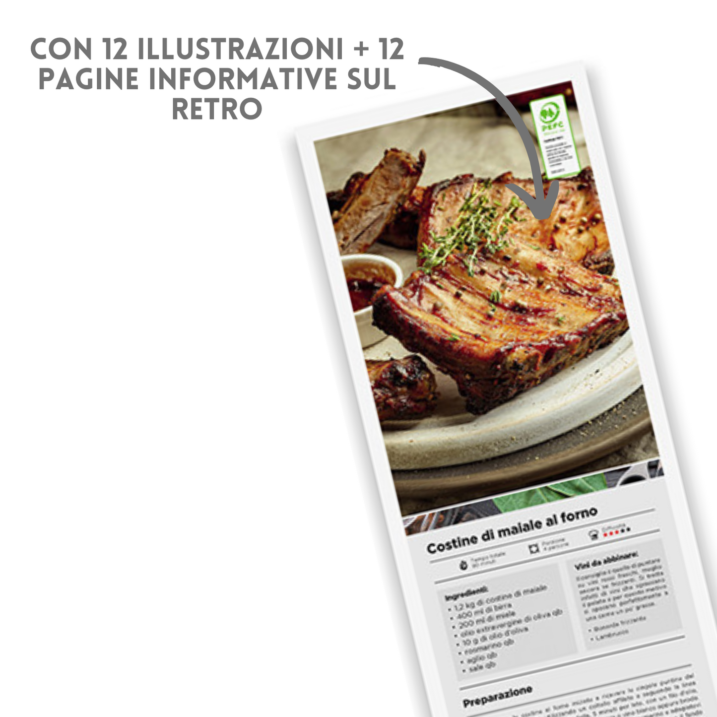 Calendario illustrato 2026 Carni Slim | Cod. PA189