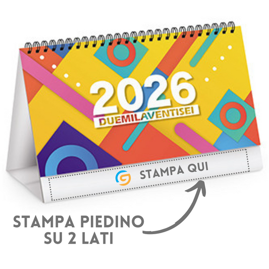 Calendario da banco 2026 personalizzato | Cod. PA705