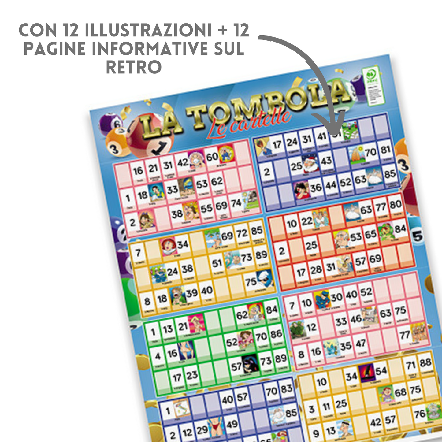Calendario illustrato 2026 Cabala | Cod. PA114