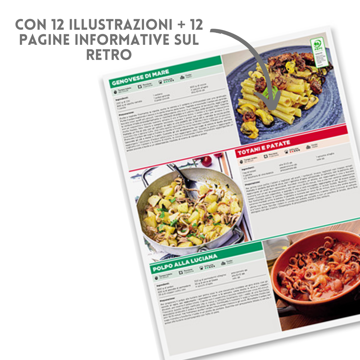 Calendario illustrato 2026 Gastronomia | Cod. PA132