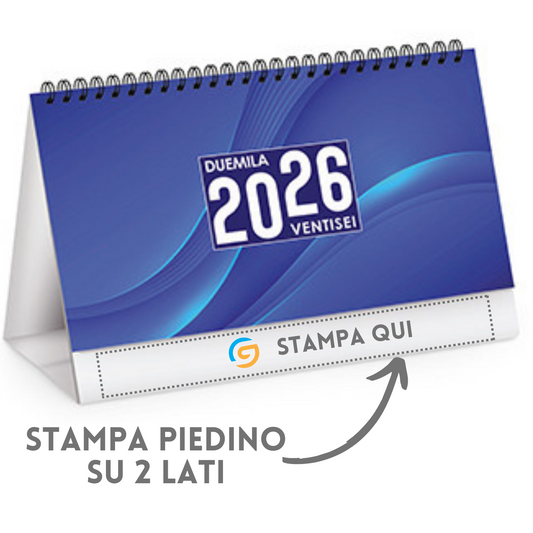 Calendario da banco 2026 personalizzato | Cod. PA715