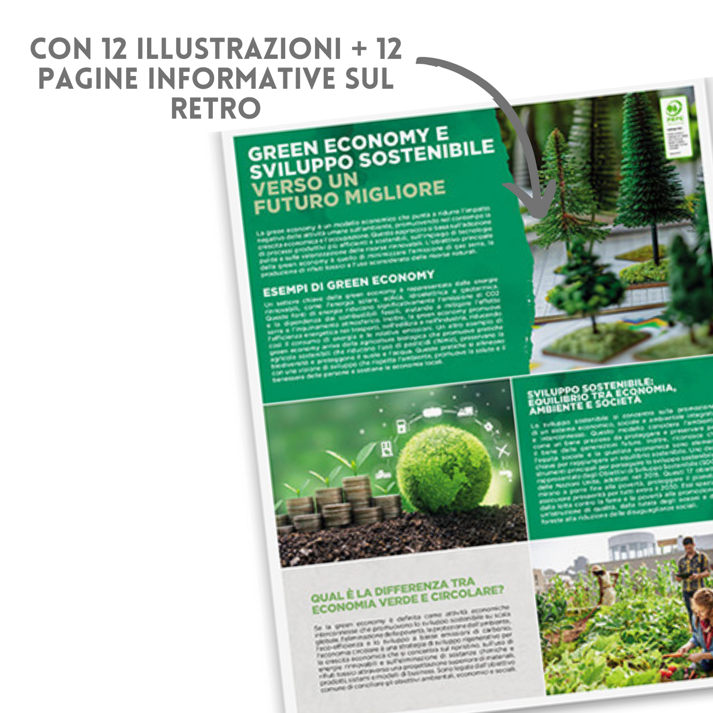 Calendario illustrato 2026 Ecologia | Cod. PA091