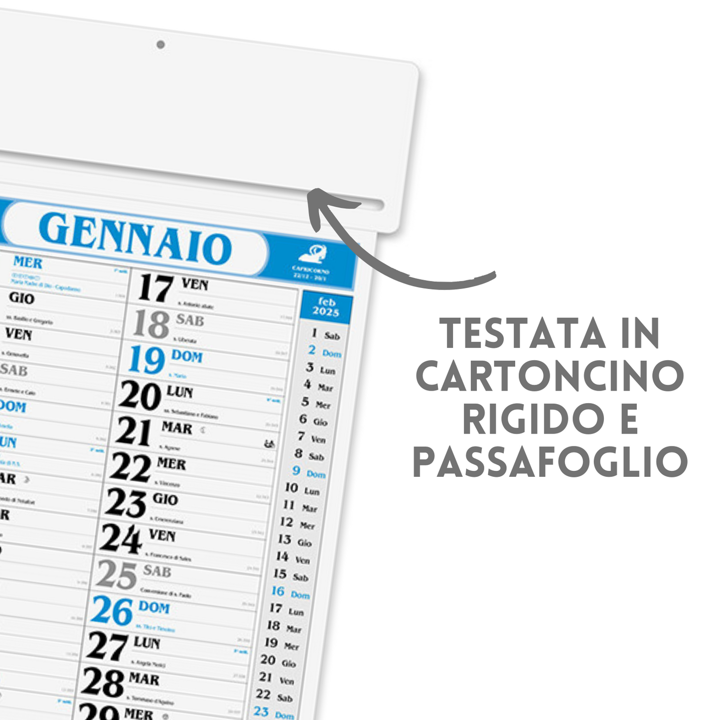 Calendario passafoglio 2026 personalizzato | Cod. PA550
