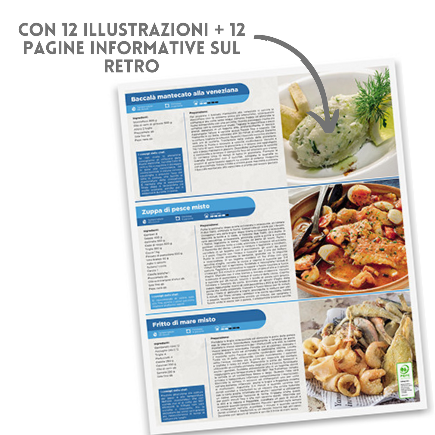 Calendario illustrato 2026 Mare in Tavola | Cod. PA144