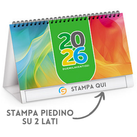 Calendario da banco 2026 personalizzato | Cod. PA706