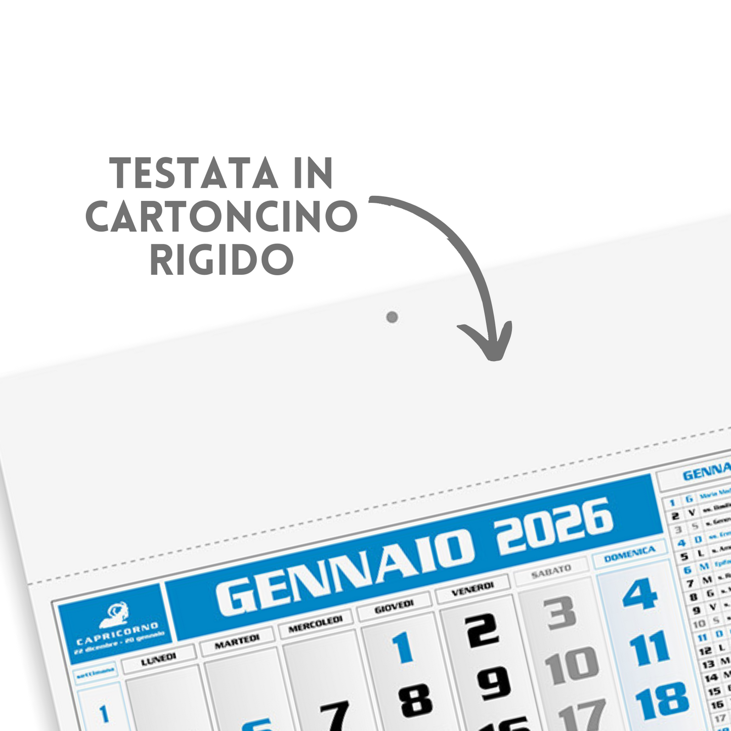 Calendario personalizzato 2026 americano | Cod. PA560