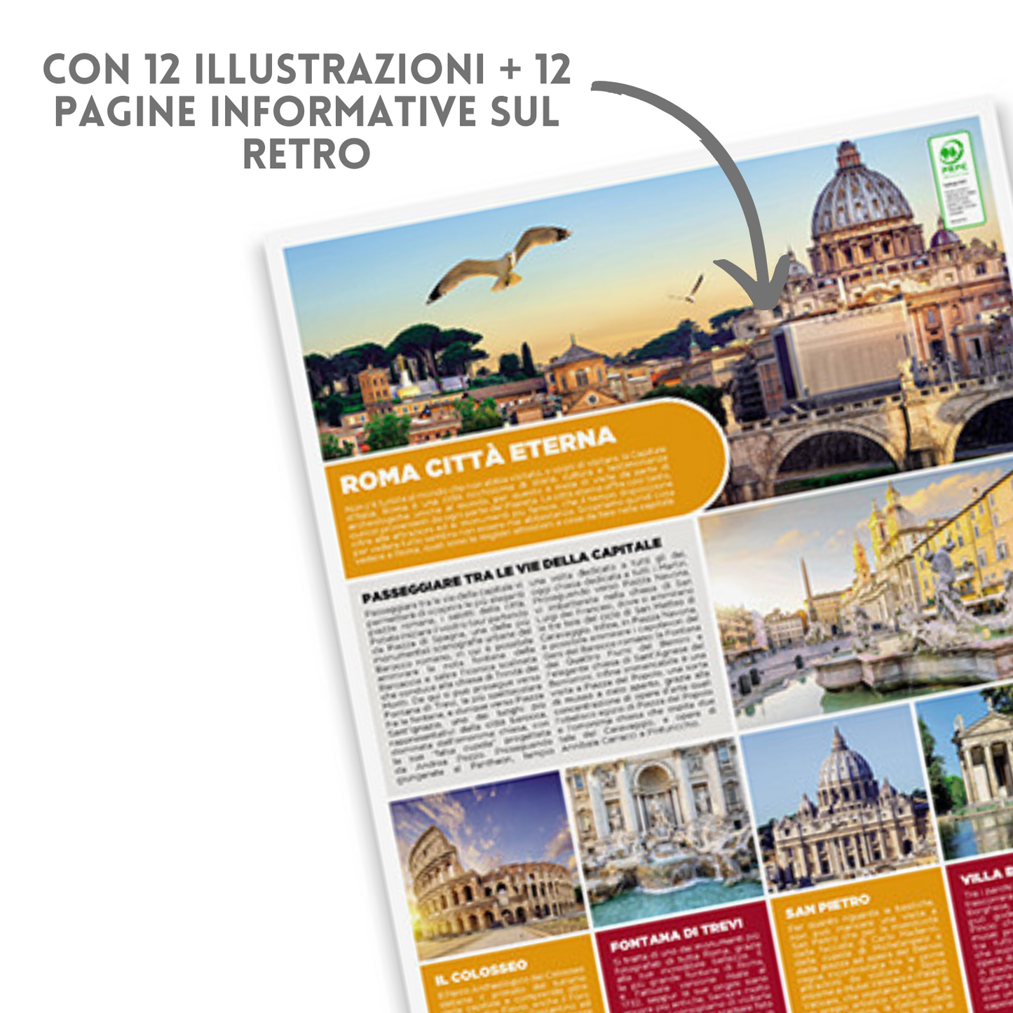 Calendario illustrato 2026 Città d'Italia | Cod. PA116