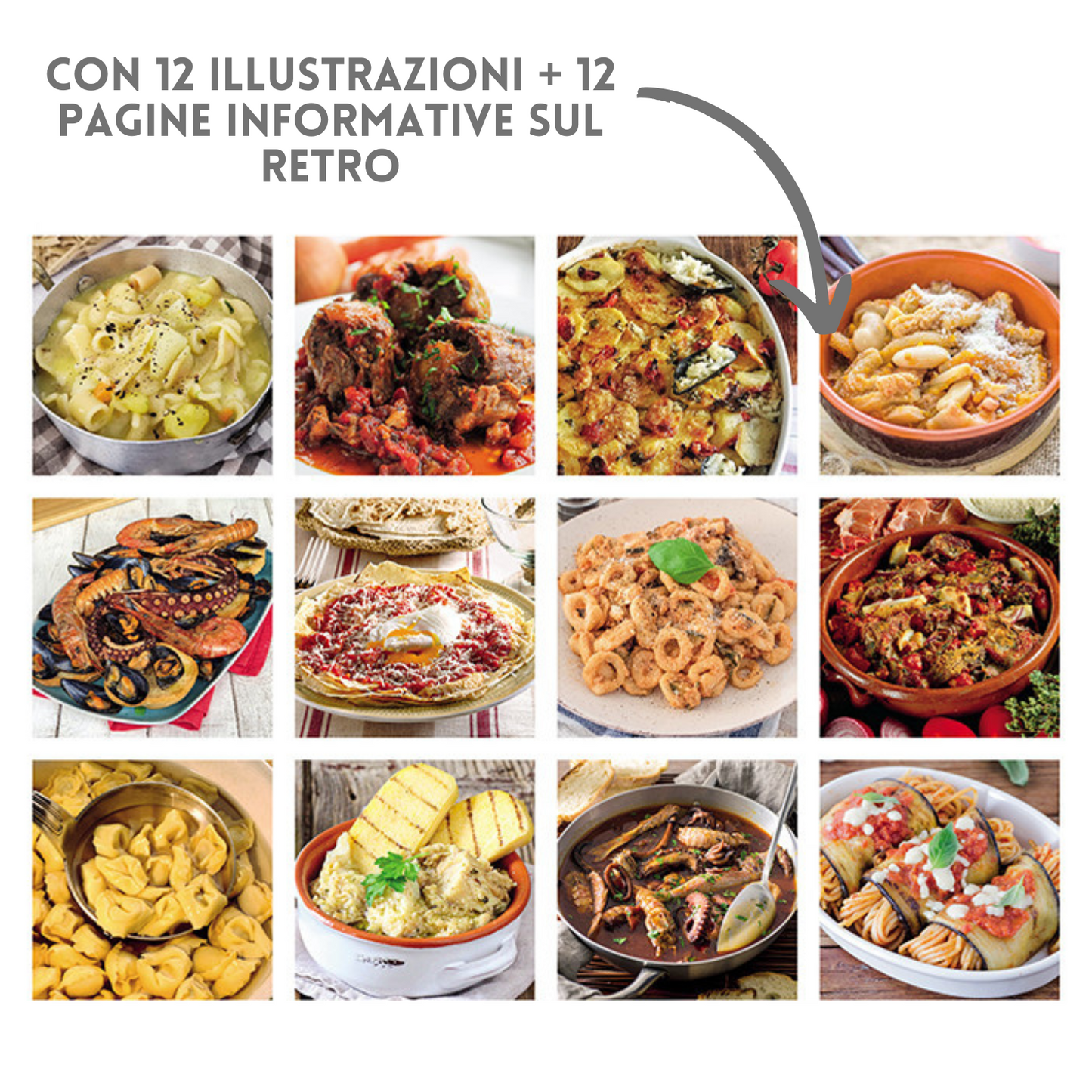 Calendario illustrato 2026 Gastronomia Slim | Cod. PA187