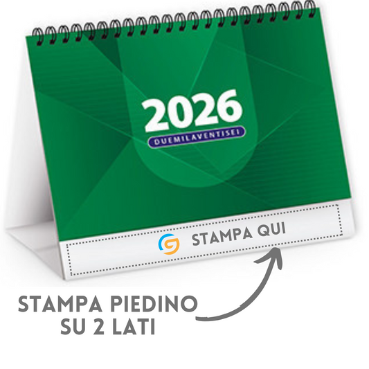 Calendario da banco 2026 personalizzato | Cod. PA700