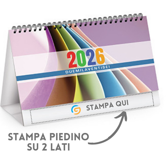 Calendario da banco 2026 personalizzato | Cod. PA730