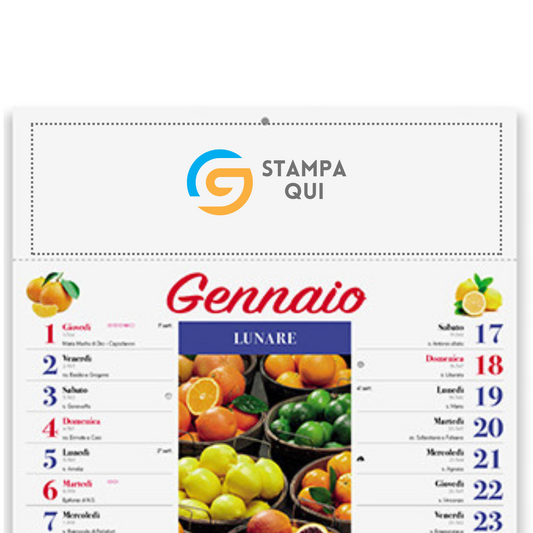 Calendario illustrato 2026 Orto e Giardino | Cod. PA152