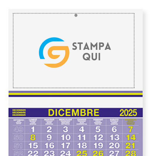 Calendario olandese 2026 personalizzato | Cod. PA500