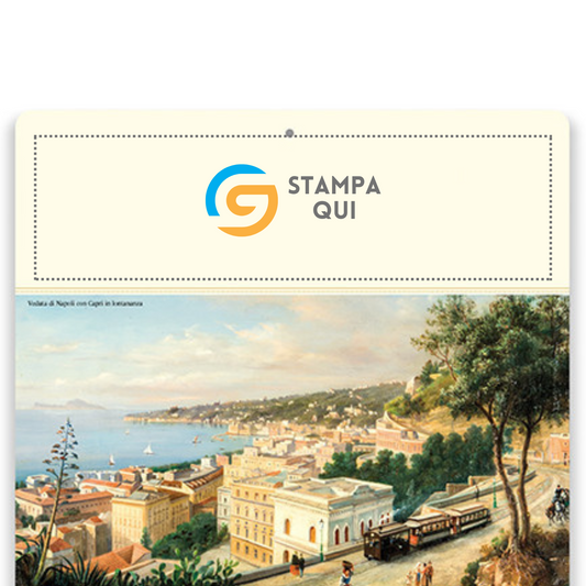 Calendario illustrato 2026 Napoli Antica | Cod. PA018