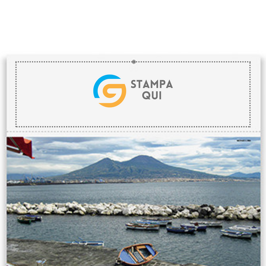 Calendario illustrato 2026 Napoli | Cod. PA118