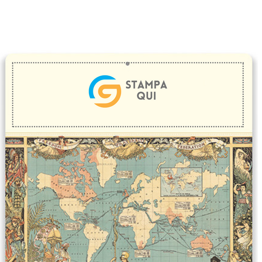 Calendario illustrato 2026 Antiche Mappe | Cod. PA012
