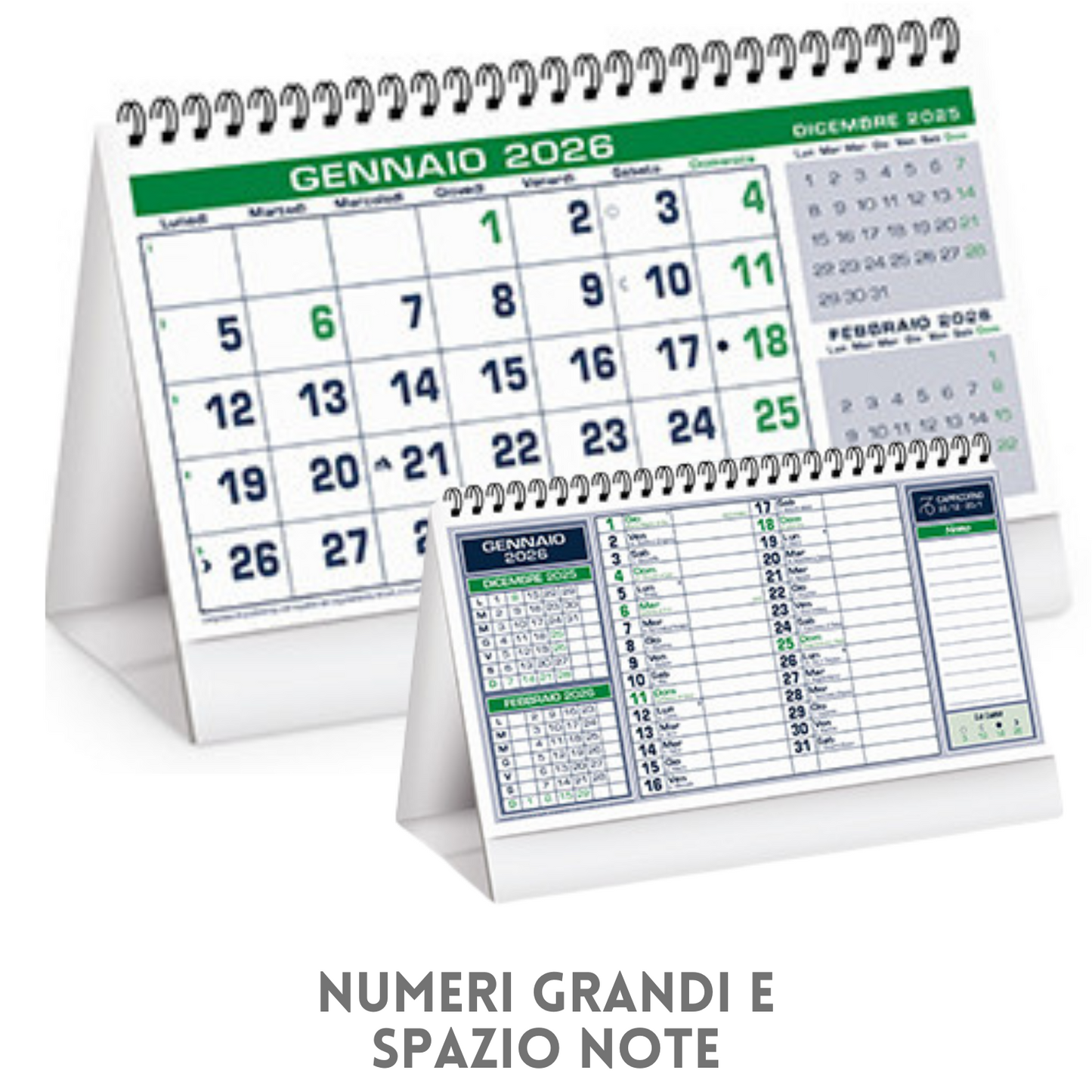 Calendario da banco 2026 personalizzato | Cod. PA710
