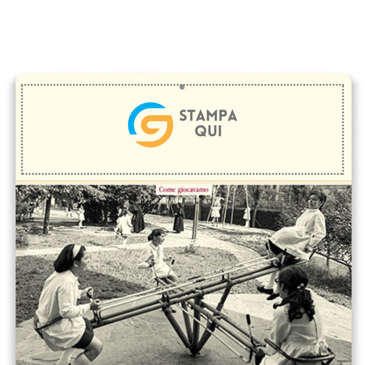 Calendario illustrato 2026 come eravamo | Cod. PA022