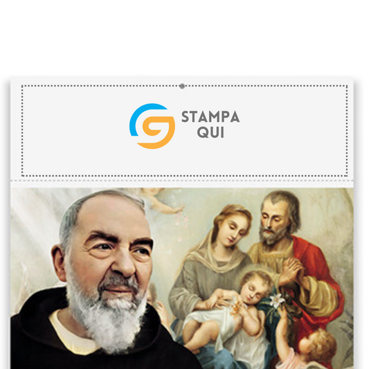 Calendario illustrato 2026 San Pio | Cod. PA100
