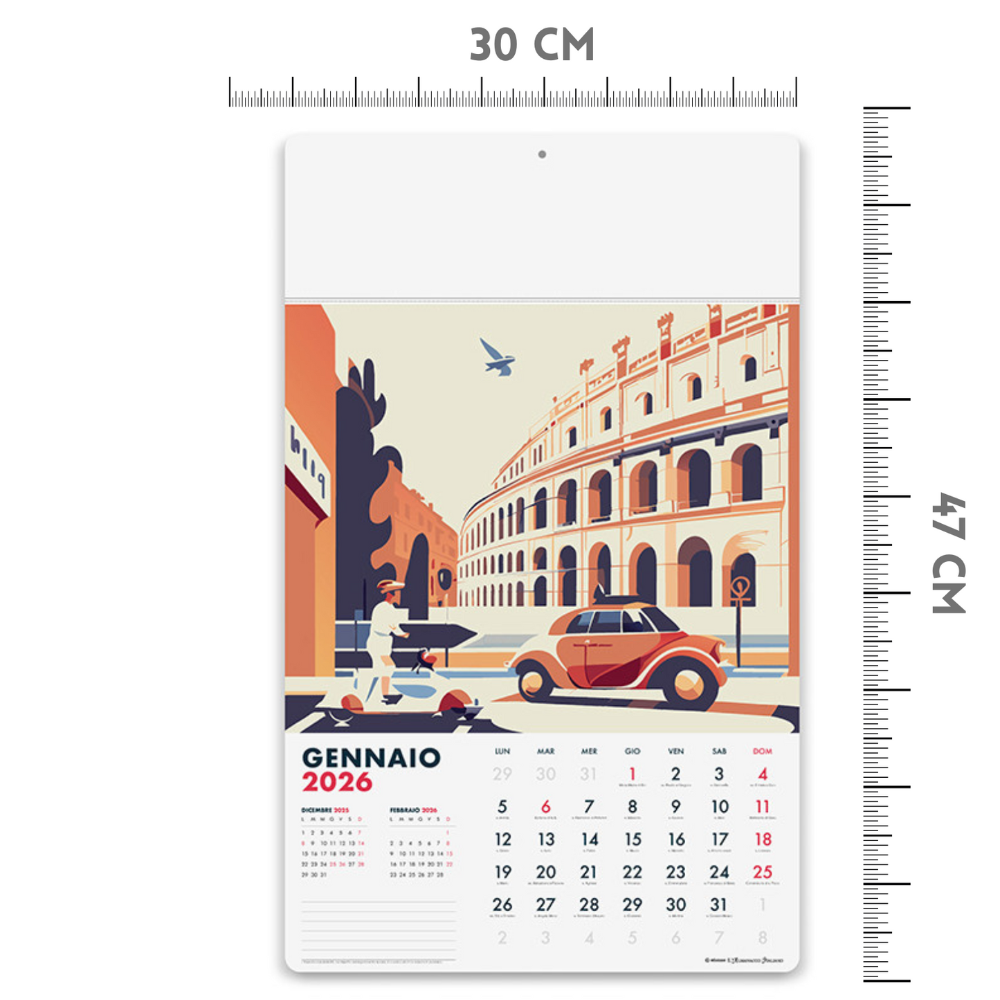 Calendario illustrato 2026 Emozioni | Cod. PA030