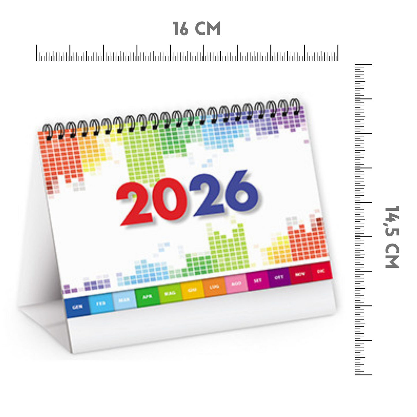 Calendario da banco 2026 personalizzato | Cod. PA743