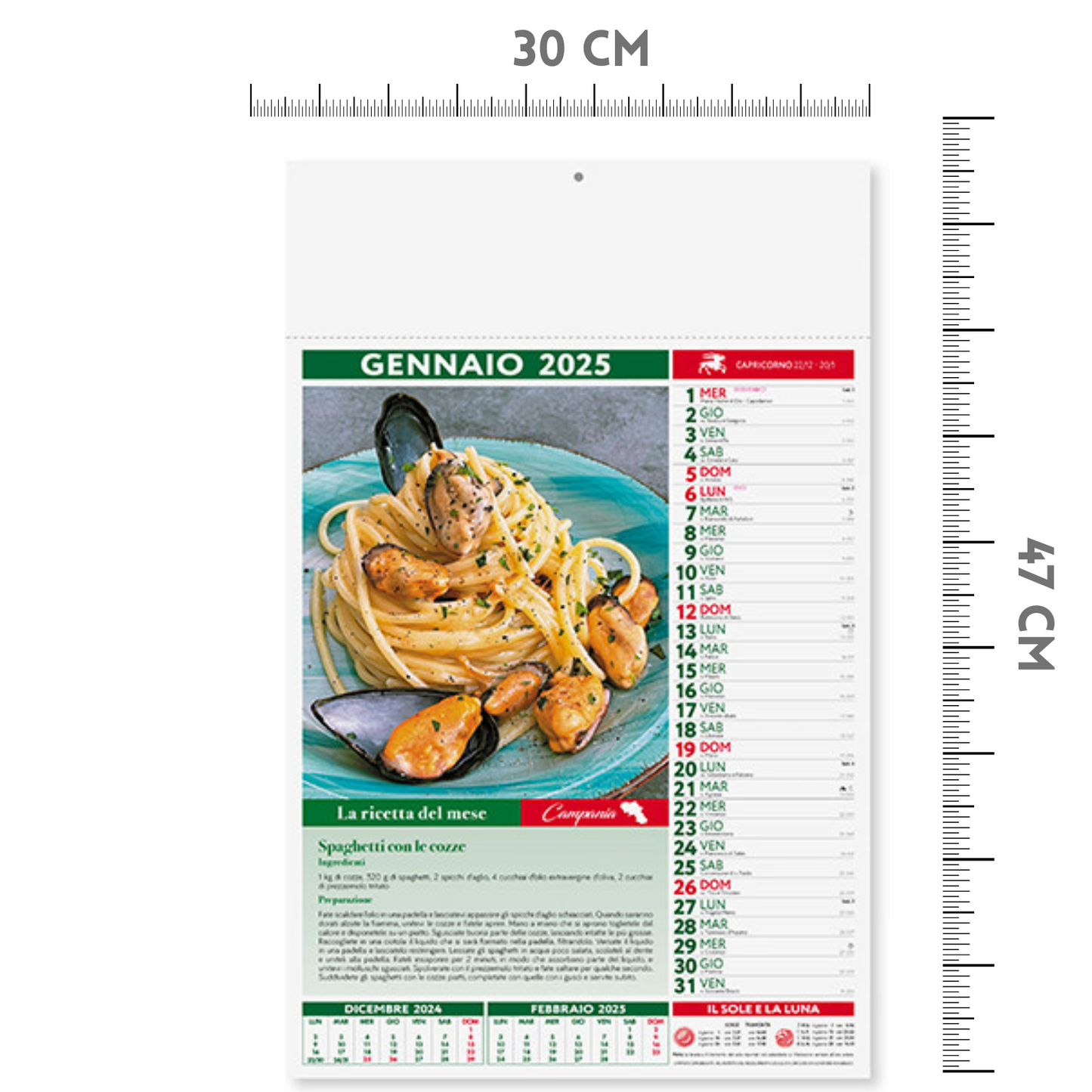 Calendari personalizzati 2025 illustrati PA132
