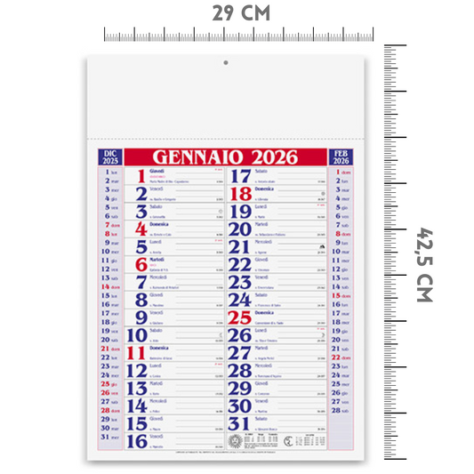 Calendario olandese 2026 personalizzato | Cod. PA650