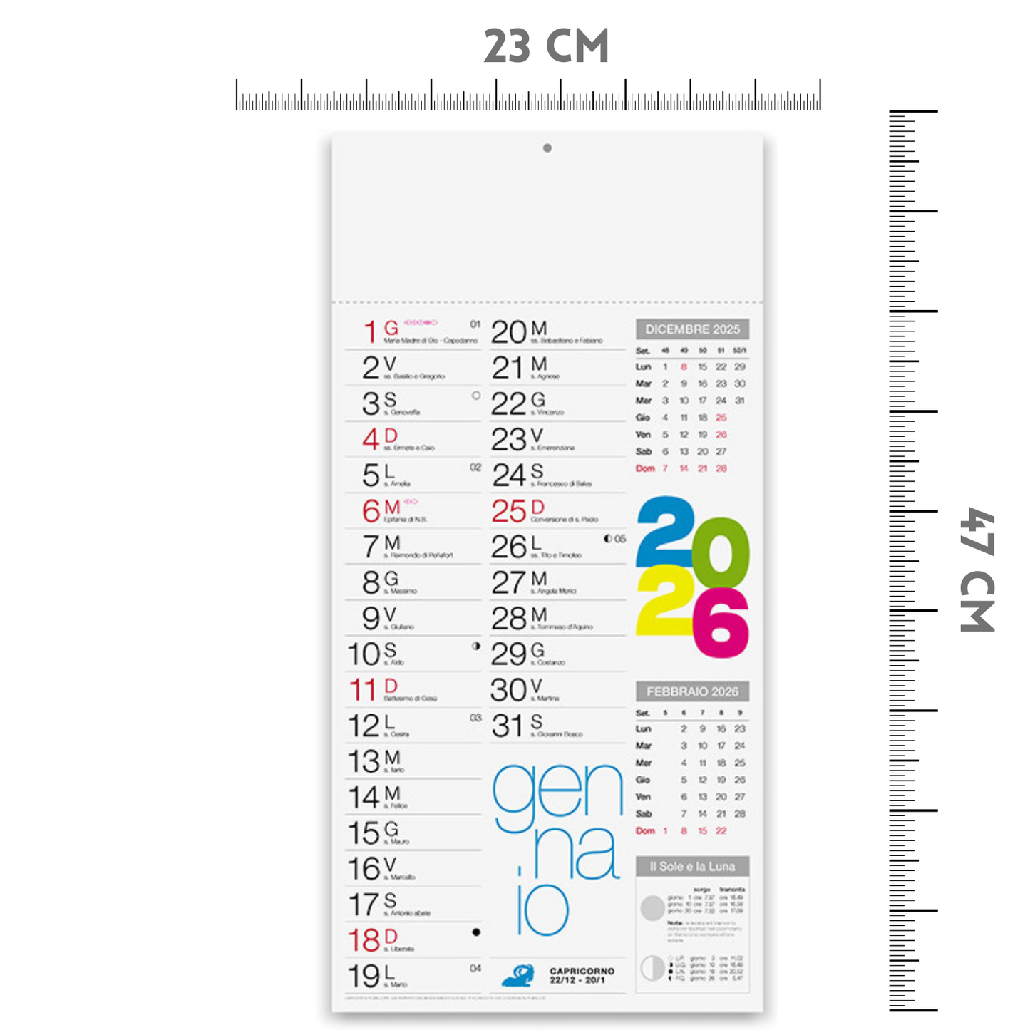 Calendario olandese 2026 personalizzato | Cod. PA654