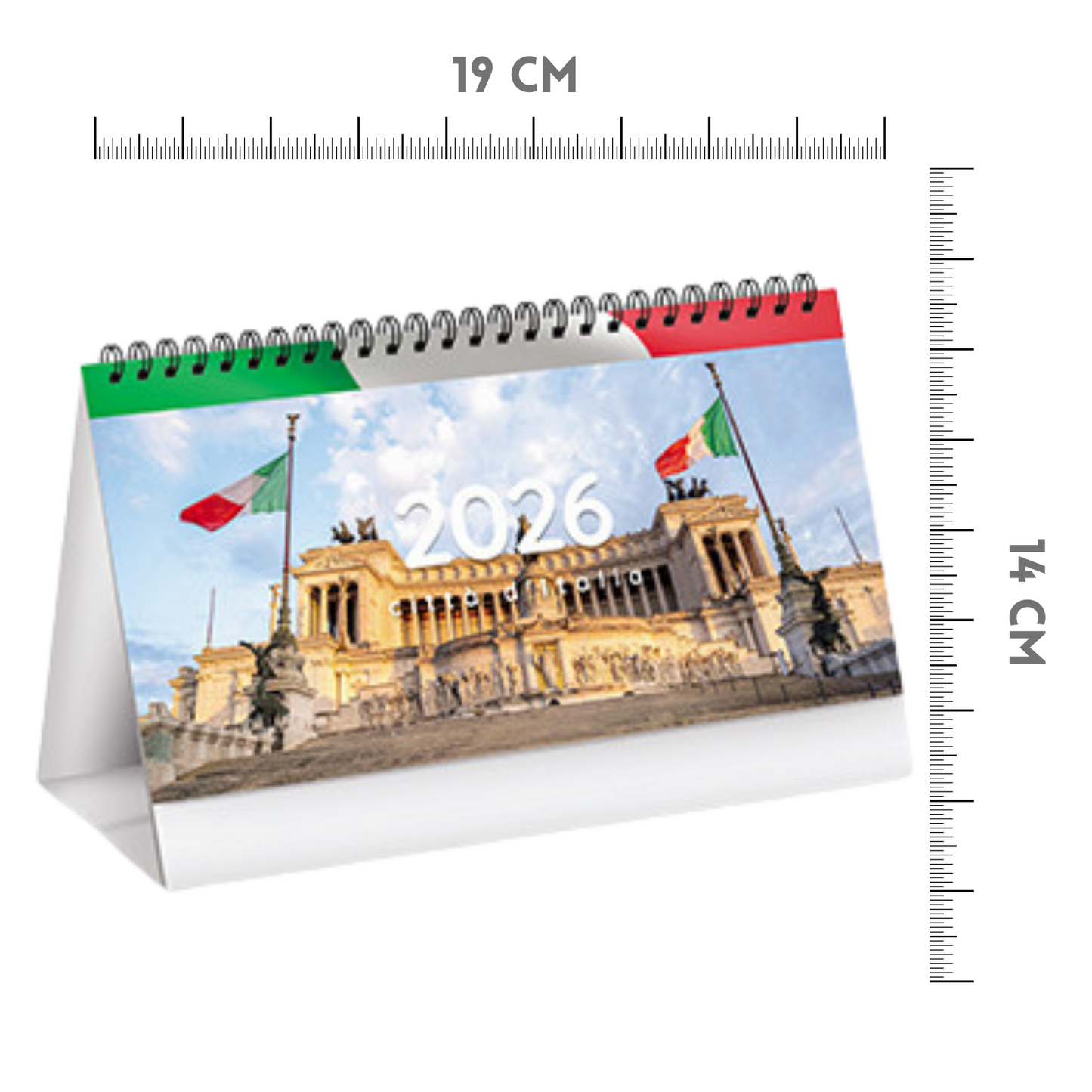 Calendario da banco 2026 città d'Italia | Cod. PA401
