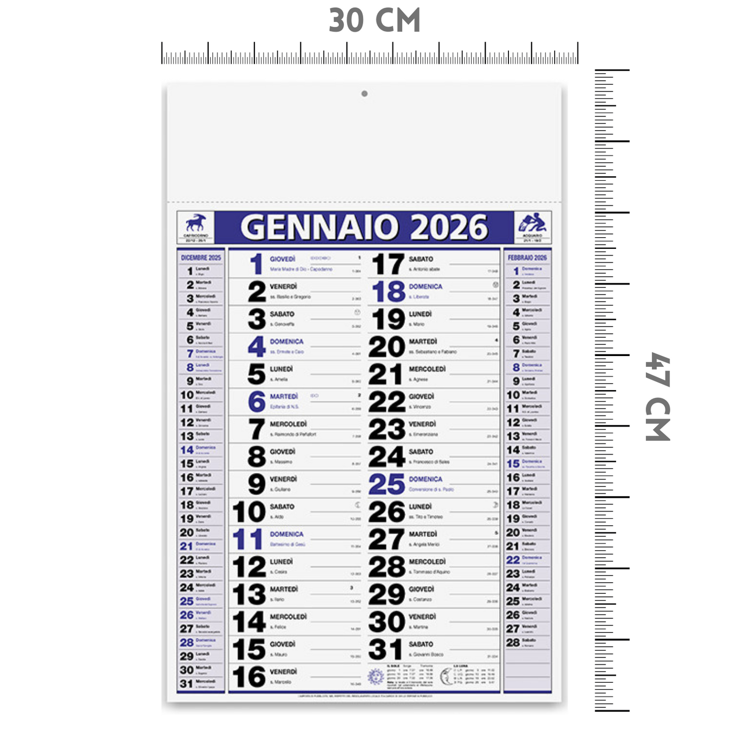 Calendario olandese 2026 personalizzato | Cod. PA646