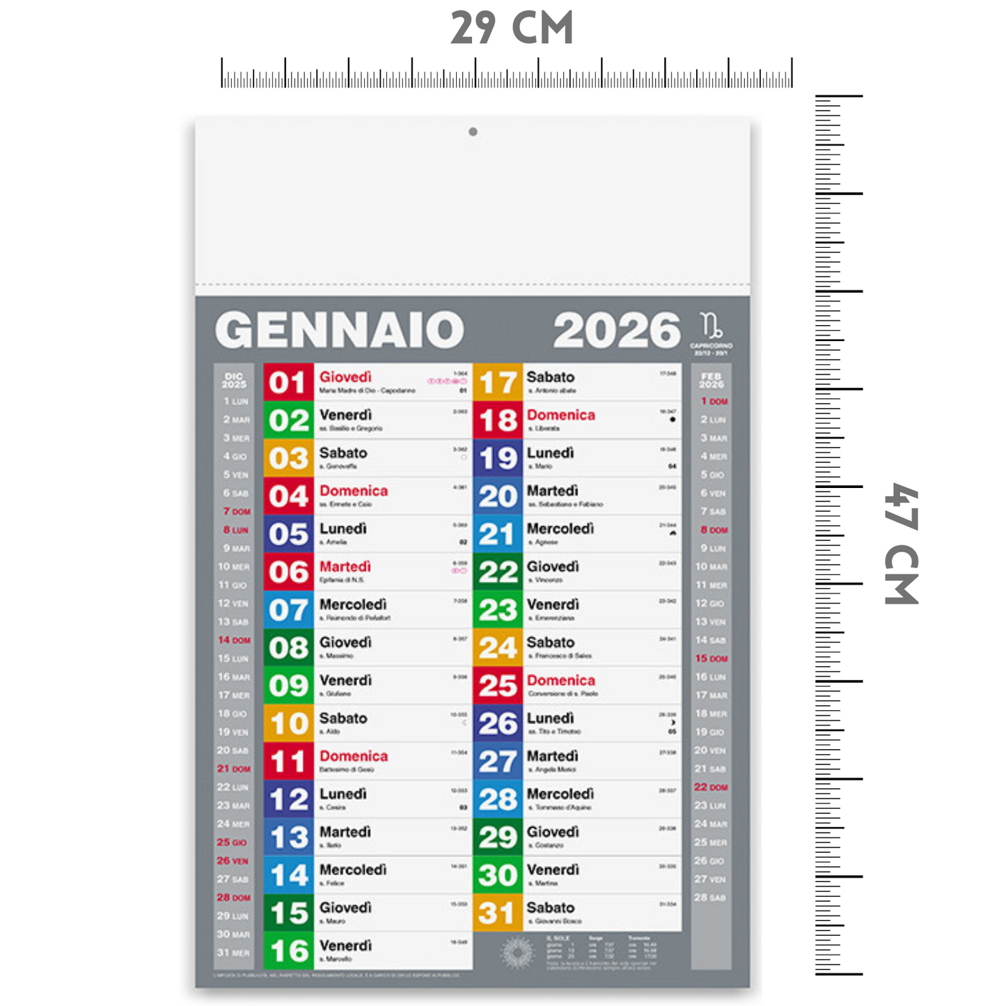 Calendario olandese 2026 personalizzato | Cod. PA420