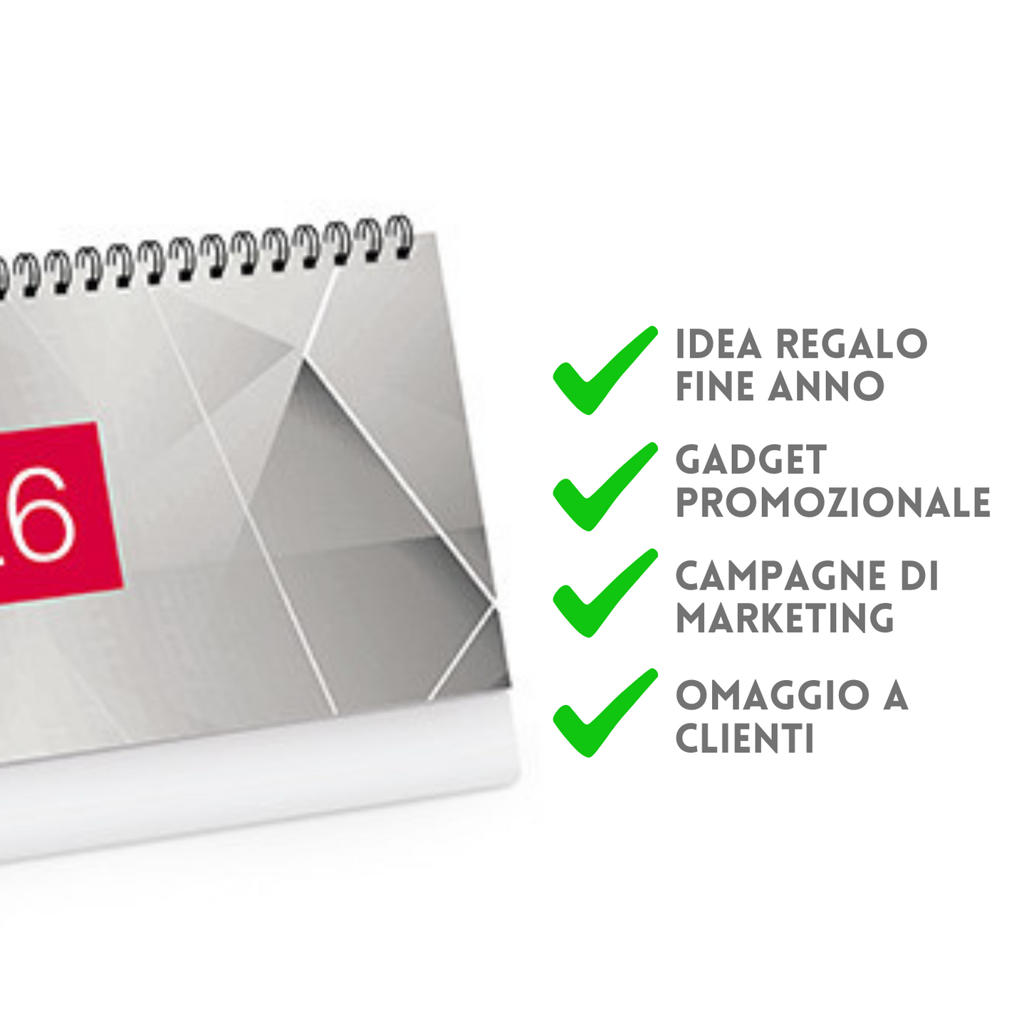 Calendario da banco 2026 personalizzato | Cod. PA720