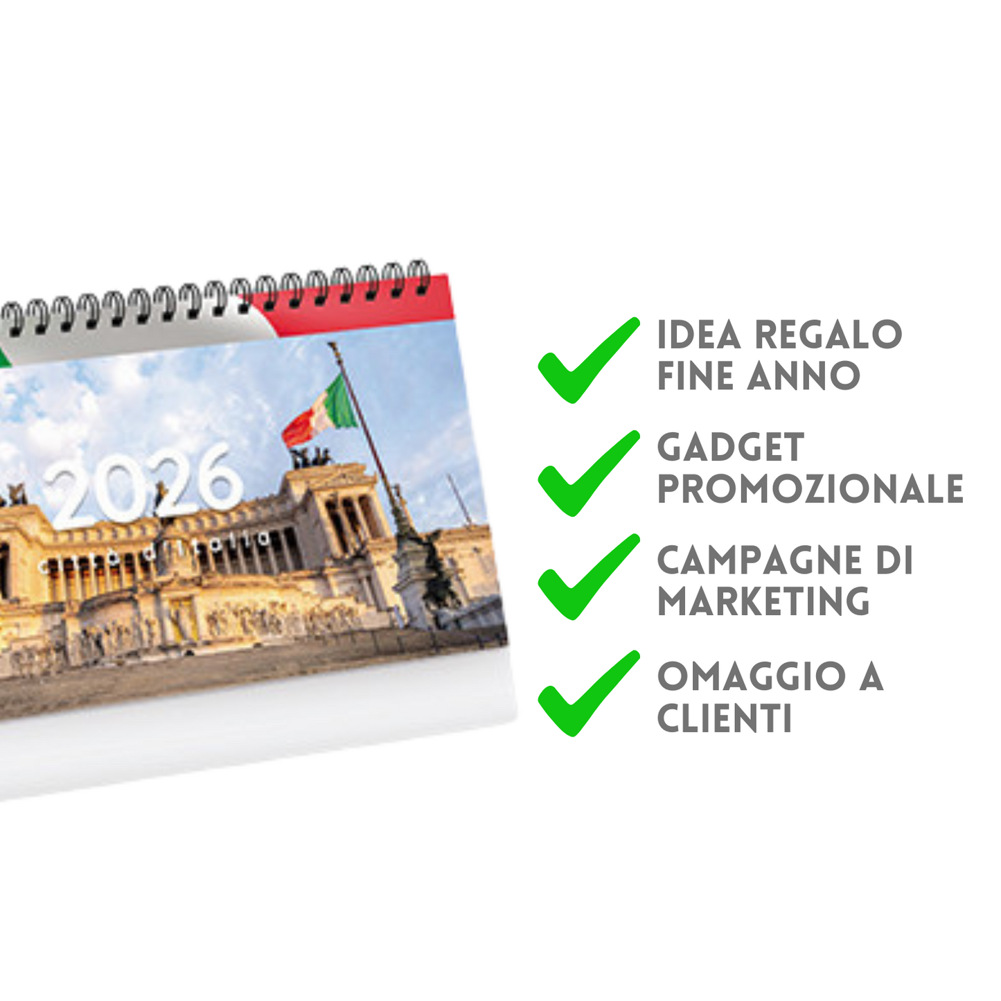 Calendario da banco 2026 città d'Italia | Cod. PA401