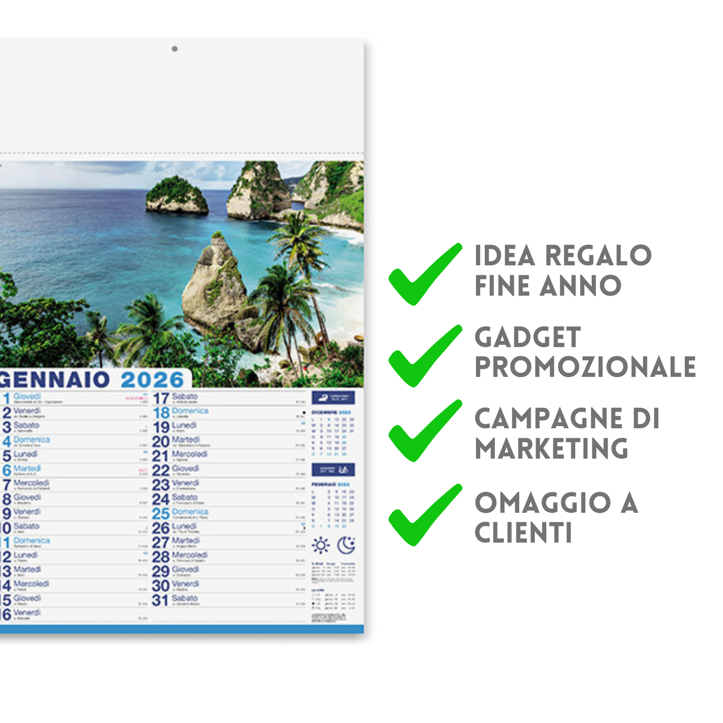 Calendario illustrato 2026 Mete da sogno | Cod. PA117