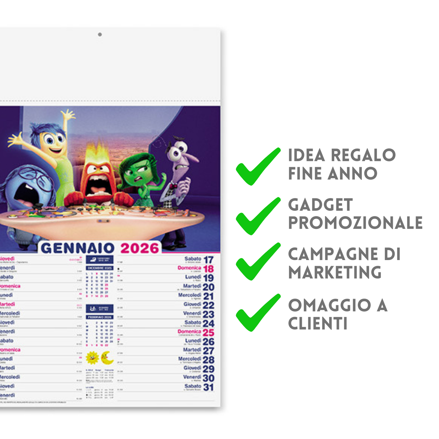 Calendario illustrato 2026 Favole | Cod. PA105