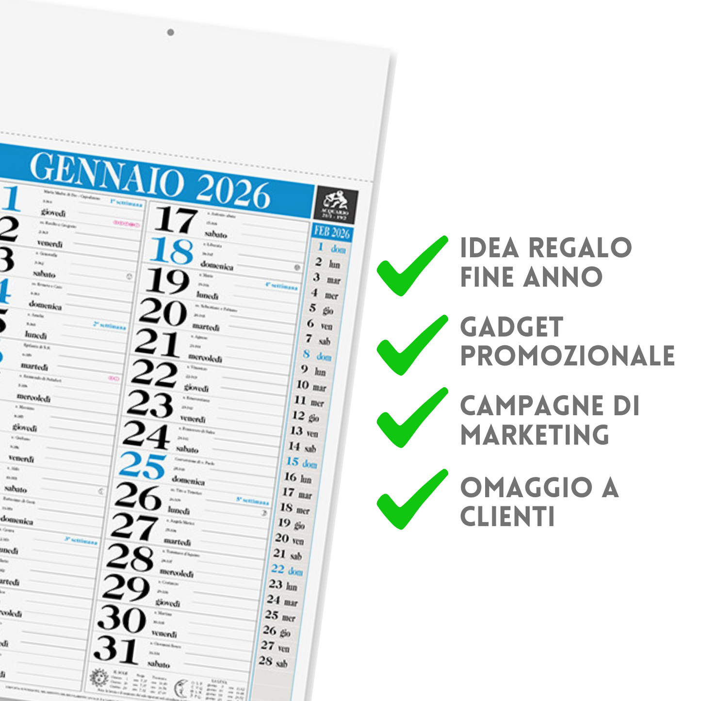 Calendario olandese 2026 personalizzato | Cod. PA640