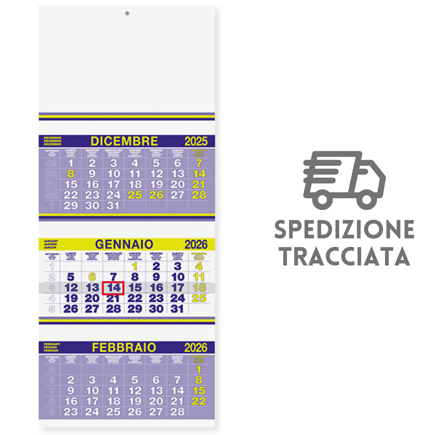 Calendario olandese 2026 personalizzato | Cod. PA500