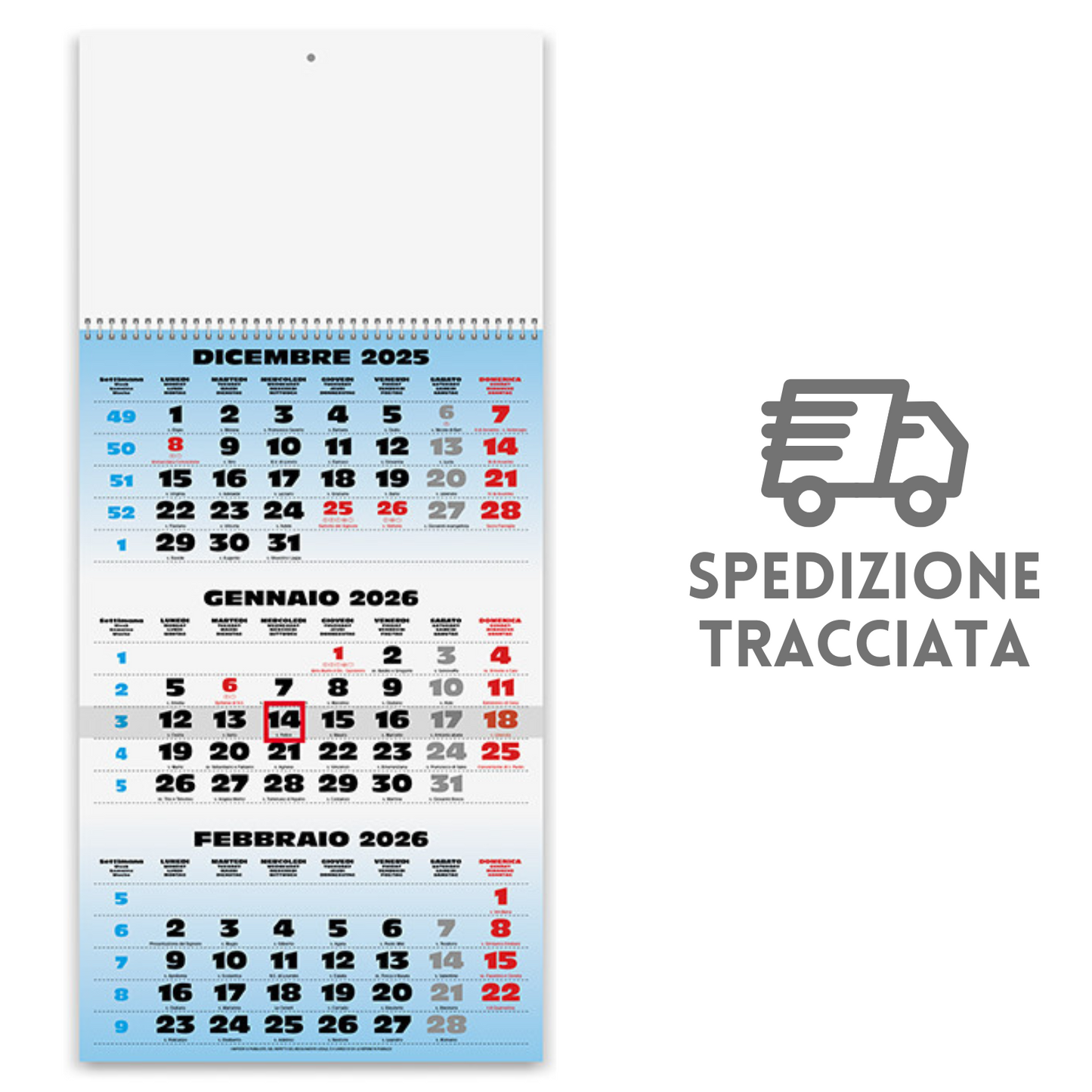 Calendario olandese 2026 personalizzato | Cod. PA508