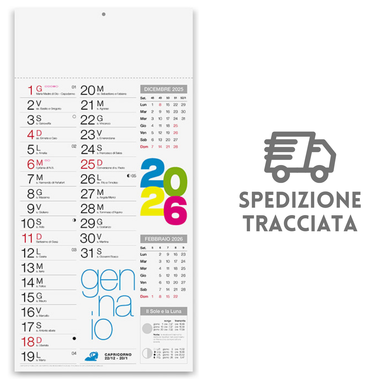 Calendario olandese 2026 personalizzato | Cod. PA654