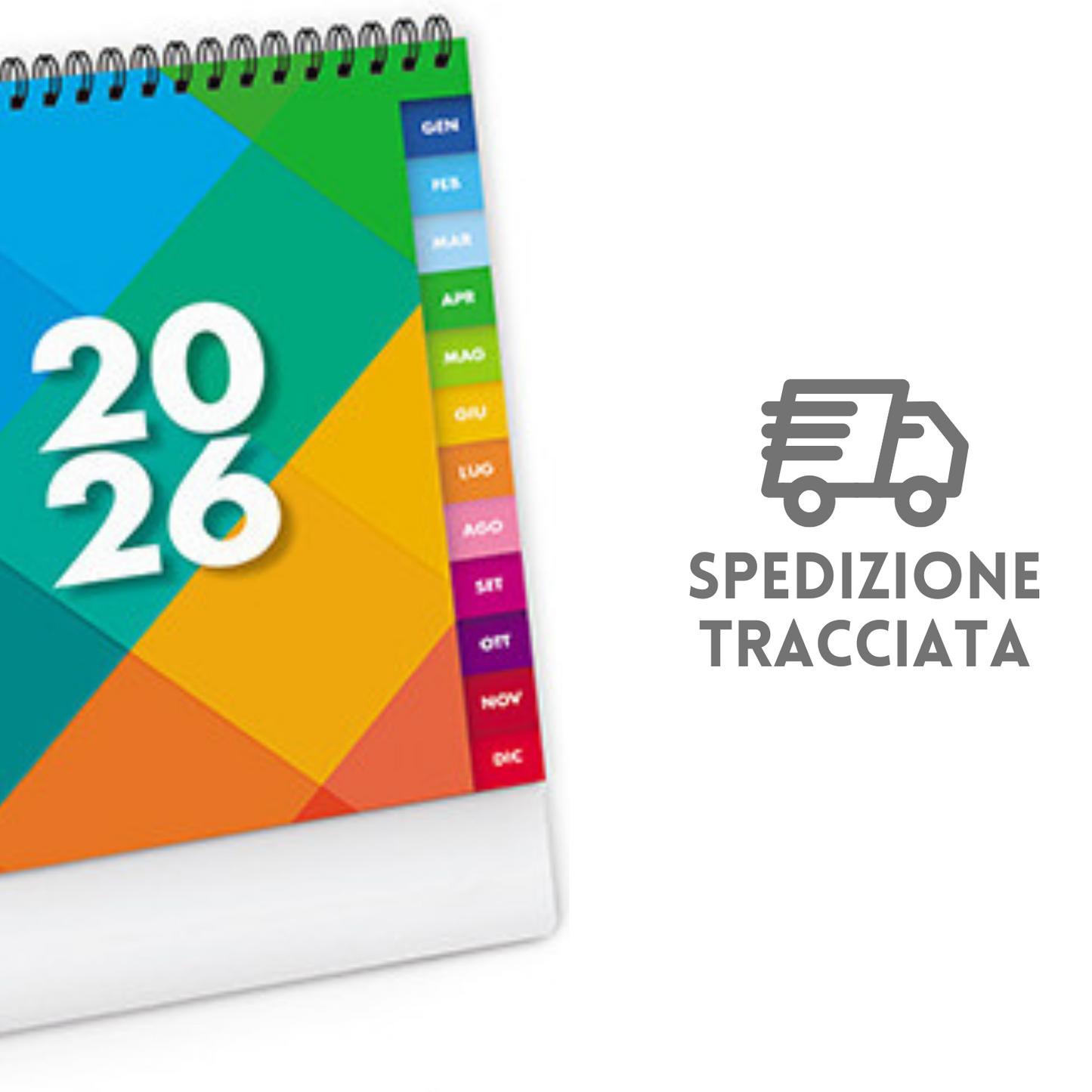 Calendario da banco 2026 personalizzato | Cod. PA742